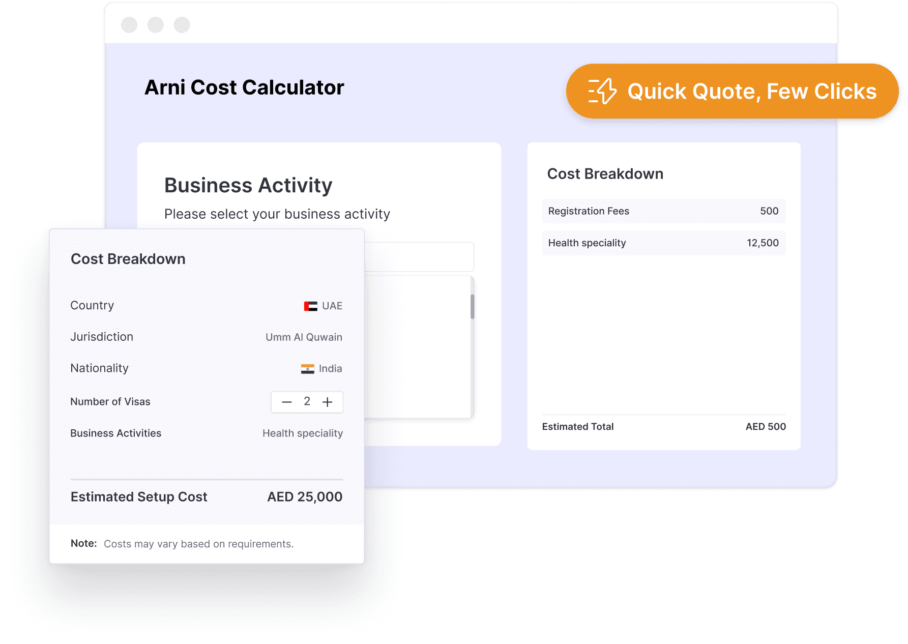 Cost Calculator Cost Calculator